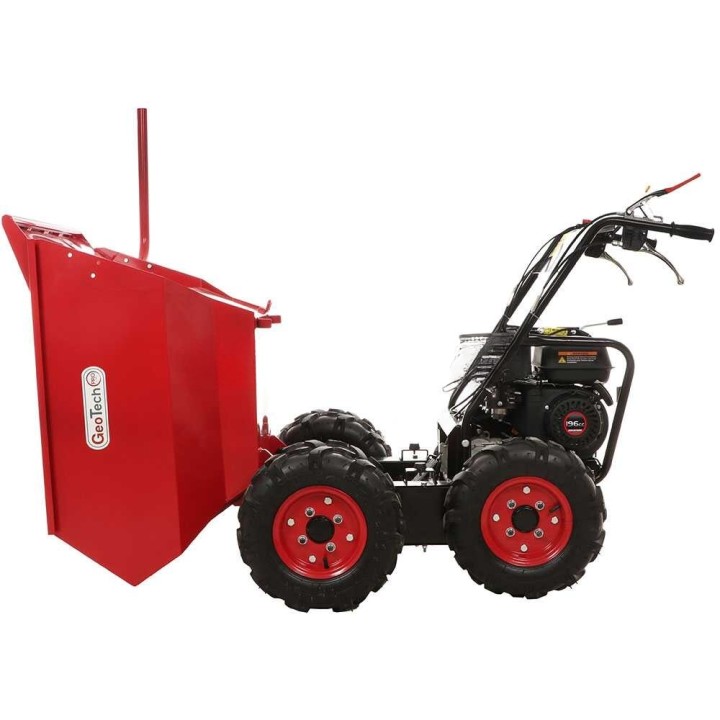 GeoTech Pro GEOTRAK 500 -moottorikärry, 500 kg, 6 HP