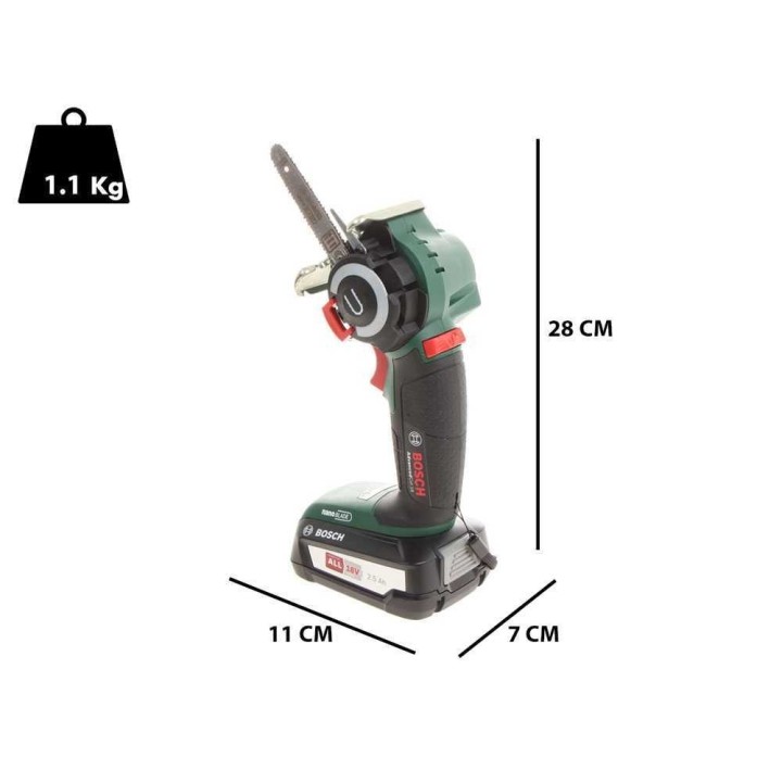 Bosch AdvancedCut 18 NanoBlade-akkusaha, 18 V, 65 mm