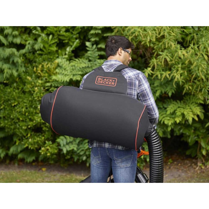 Black & Decker BEBLV301-QS 3-in-1-lehtipuhallin, imuri ja silppuri, 3 000 W