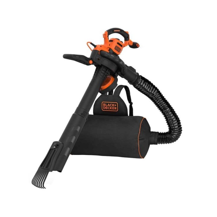 Black & Decker BEBLV301-QS 3-in-1-lehtipuhallin, imuri ja silppuri, 3 000 W