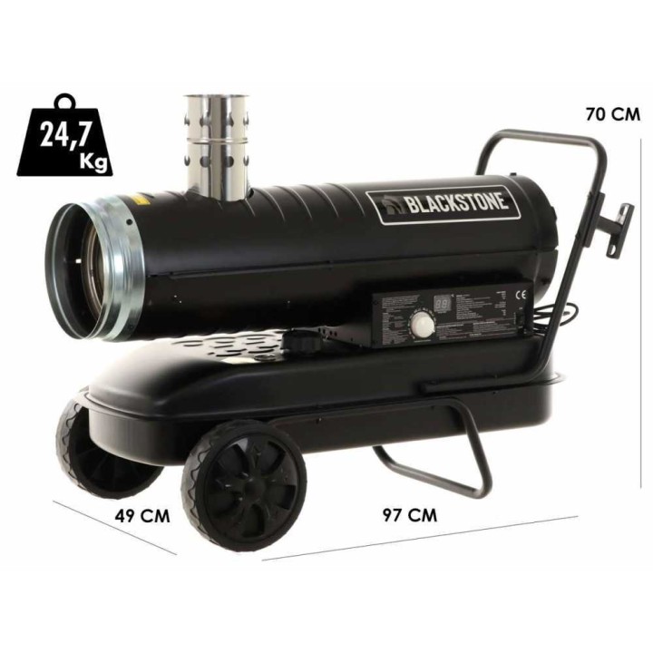 BlackStone i-BDH 20 KW dieselkäyttöinen lämminilmakehitin, epäsuora, 20 kW