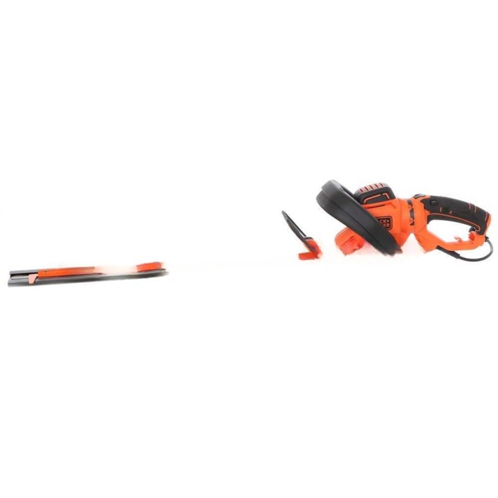 Black & Decker BEHTS551-QS sähköinen pensasleikkuri, 650 W, 60 cm