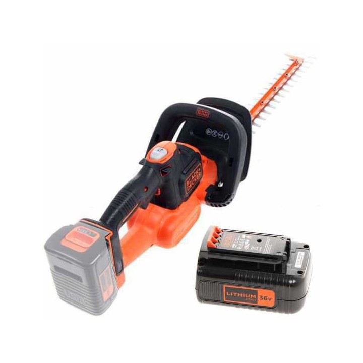 Black Decker BCHTS3625L1 akkukäyttöinen pensasleikkuri 36 V 55 cm 2 5 Ah