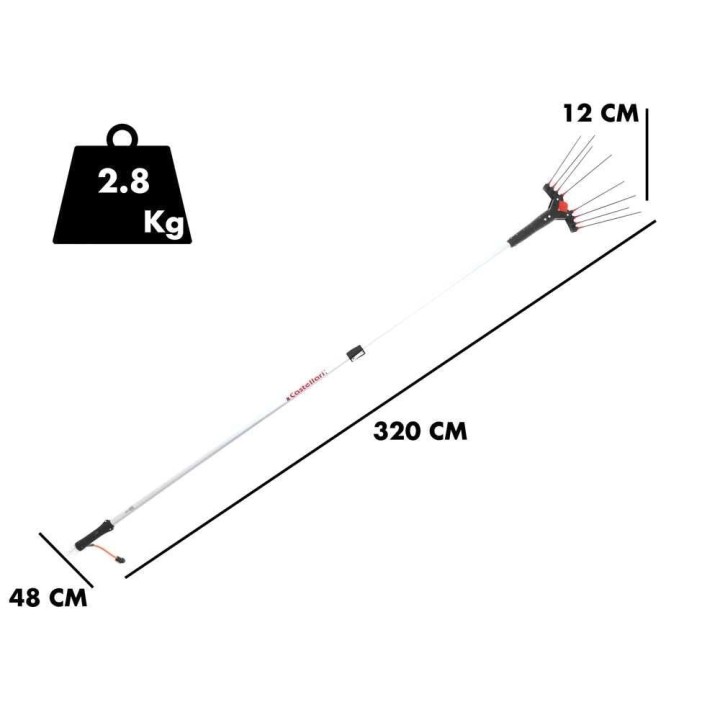 Castellari Vertigo L 30V oliivinkeruukone, 240–320 cm, 500 W