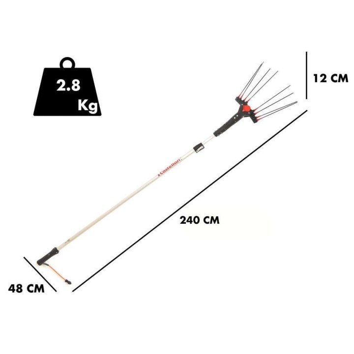 Castellari Vertigo L 30V oliivinkeruukone, 240–320 cm, 500 W