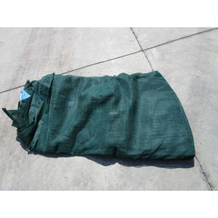 10 × 10 m antispina-verkko oliivien keruuseen, 95 g/m², halkio ja purjerenkaat