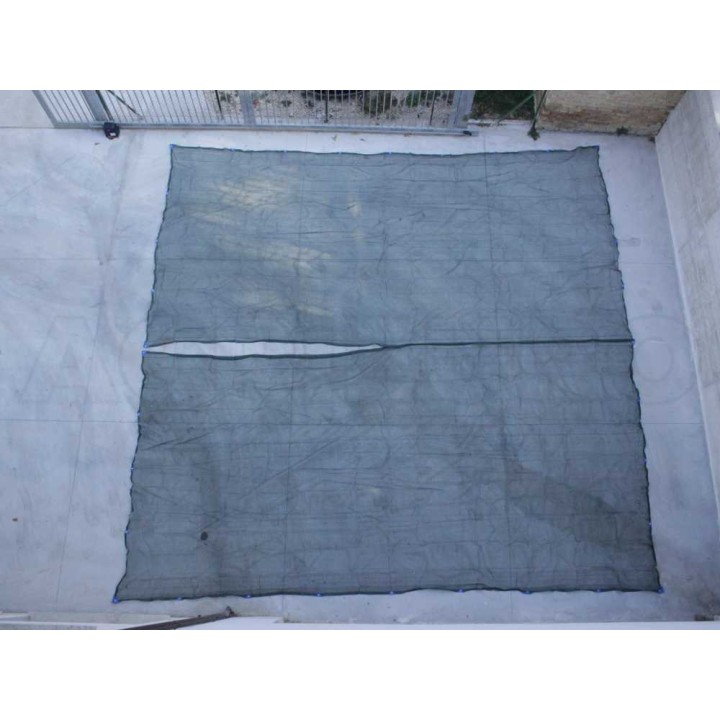 10 × 10 m antispina-verkko oliivien keruuseen, 95 g/m², halkio ja purjerenkaat