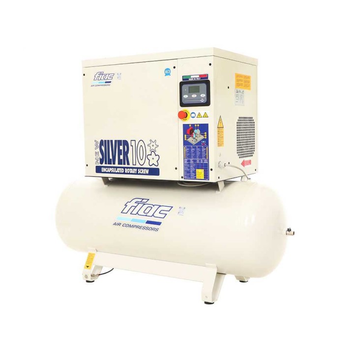 FIAC New Silver 10/300 ruuvikompressori, 10 HP, 270 l, 400 V