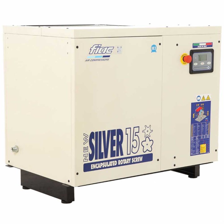FIAC New Silver 15 ruuvikompressori 15 HP 10 bar 1 430 l min 400 V