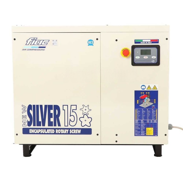 FIAC New Silver 15 ruuvikompressori, 15 HP, 10 bar, 1 430 l/min, 400 V