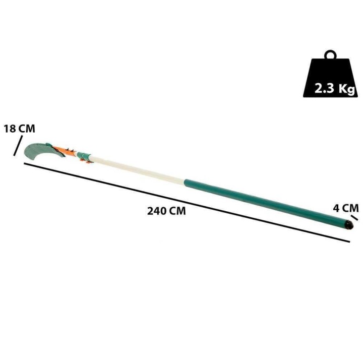 GeoTech STP 500 teleskooppivartinen oksasaha, 45 cm, 240–500 cm