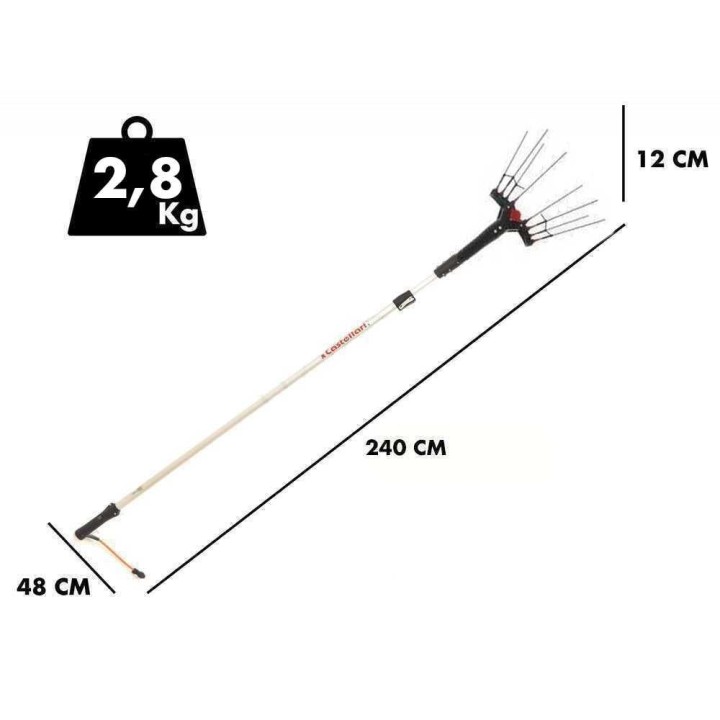 Castellari Vertigo L 12V oliivinkerääjä, 240–320 cm, 258 W