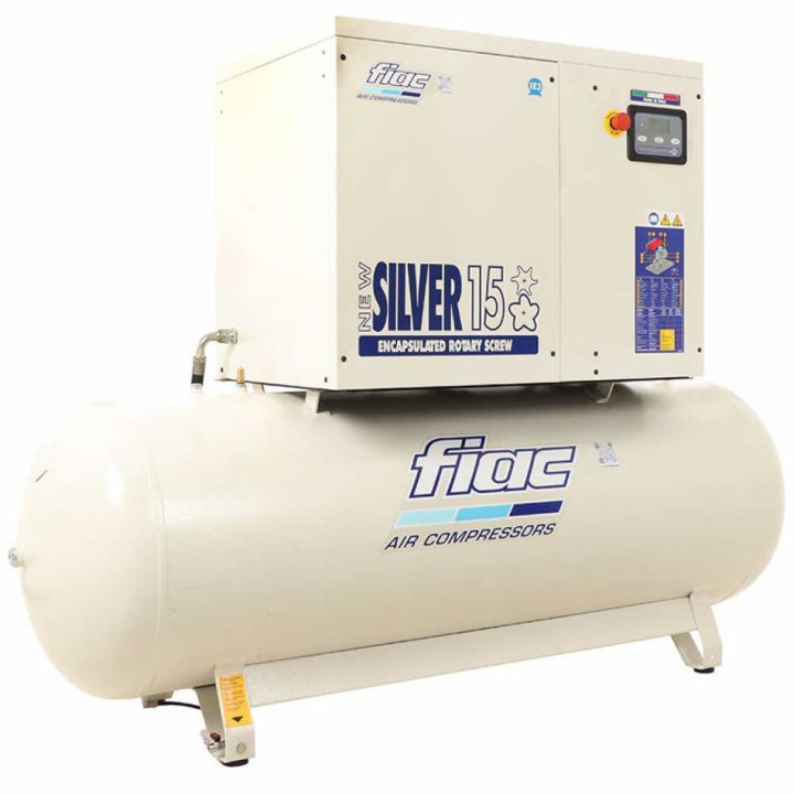 FIAC NEW SILVER 15 500 ruuvikompressori 15 HP 500 l 10 bar
