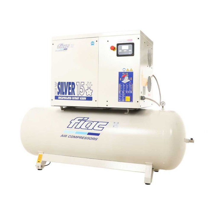 FIAC NEW SILVER 15/500 ruuvikompressori, 15 HP, 500 l, 10 bar