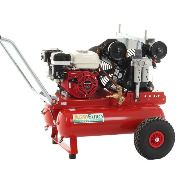 Tornado Double F 750 -kompressori, Honda GX200, 6 HP, 750 l/min, 11 bar