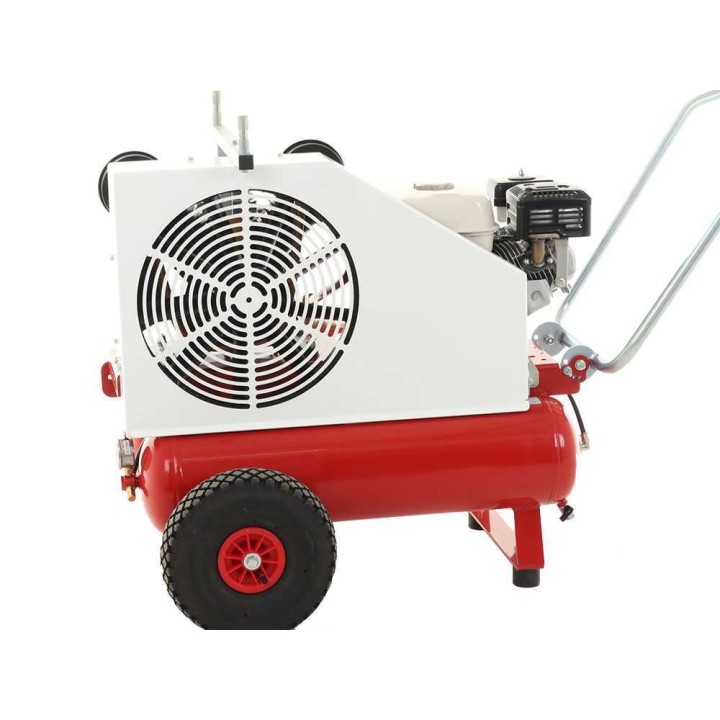 Tornado Double F 750 -kompressori, Honda GX200, 6 HP, 750 l/min, 11 bar