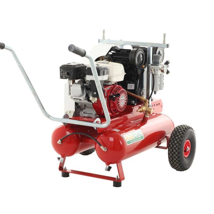 Tornado Double F 750 -kompressori, Honda GX200, 6 HP, 750 l/min, 11 bar