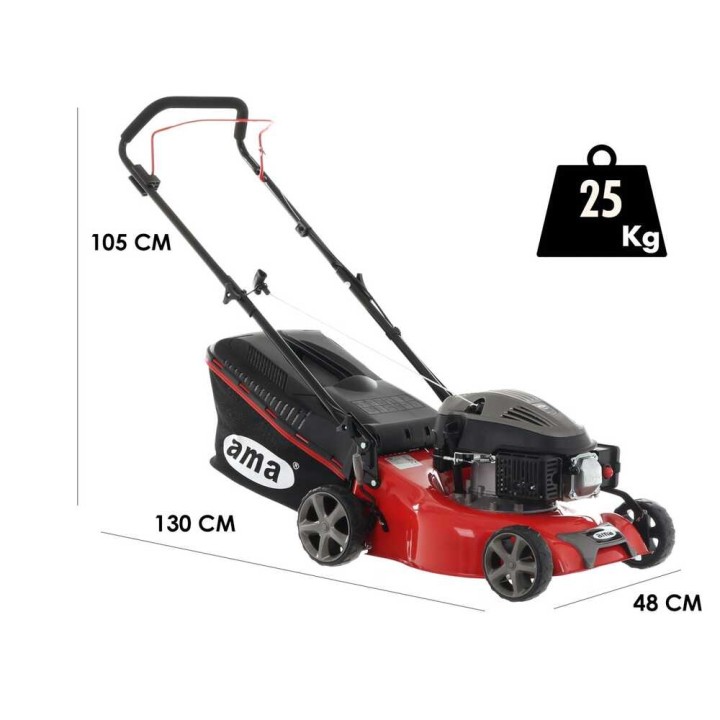 Ama TRX 421 bensiiniruohonleikkuri 3-in-1, 42 cm, 80 cm³, 45 l