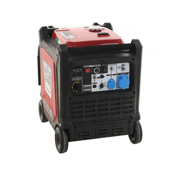 PTGA 9000 invertterigeneraattori, 7,5 kW, 230 V, bensiinikäyttöinen, vaimennettu