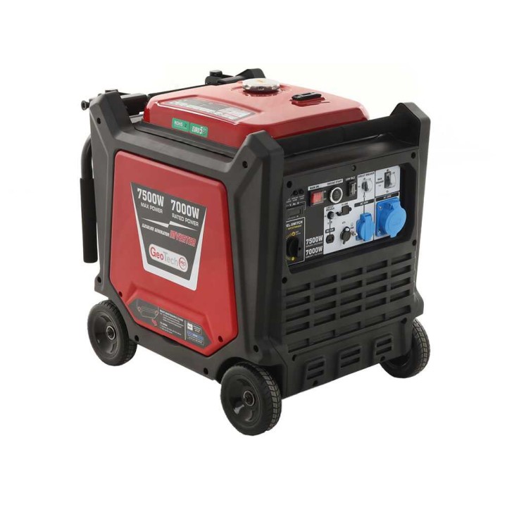 PTGA 9000 invertterigeneraattori, 7,5 kW, 230 V, bensiinikäyttöinen, vaimennettu