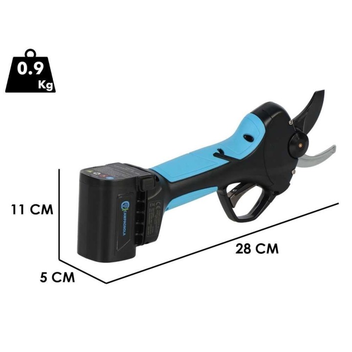 Campagnola Stark XM -akkukäyttöiset oksasakset, 3 × 14,4 V, 2,5 Ah