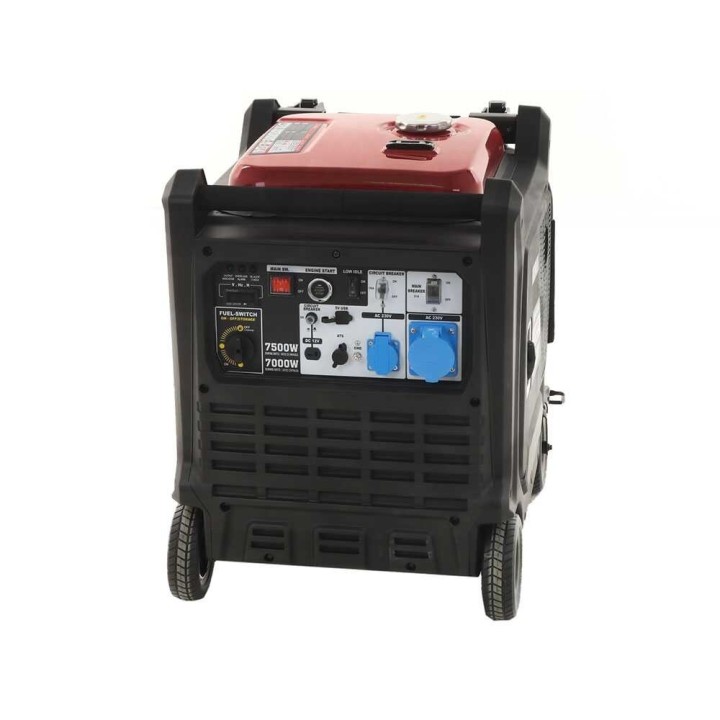 GeoTech Pro PTGA 9000 bensiinigeneraattori, 7,5 kW, 230 V, invertteri ja ATS