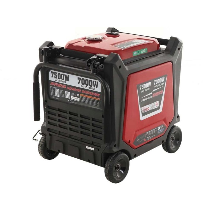 GeoTech Pro PTGA 9000 bensiinigeneraattori, 7,5 kW, 230 V, invertteri ja ATS