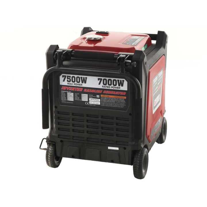 GeoTech Pro PTGA 9000 bensiinigeneraattori, 7,5 kW, 230 V, invertteri ja ATS