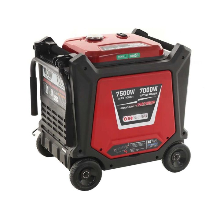 GeoTech Pro PTGA 9000 bensiinigeneraattori, 7,5 kW, 230 V, invertteri ja ATS