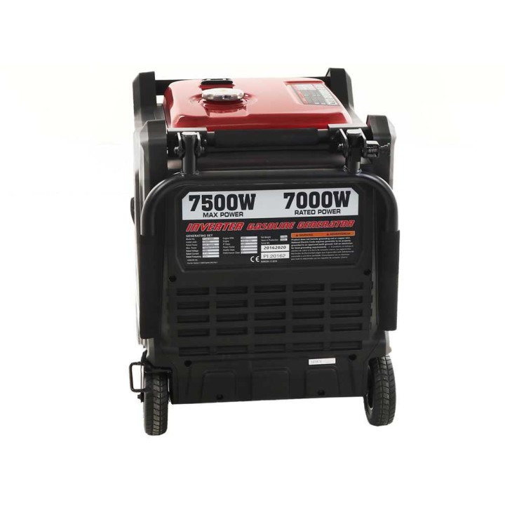 GeoTech Pro PTGA 9000 bensiinigeneraattori, 7,5 kW, 230 V, invertteri ja ATS