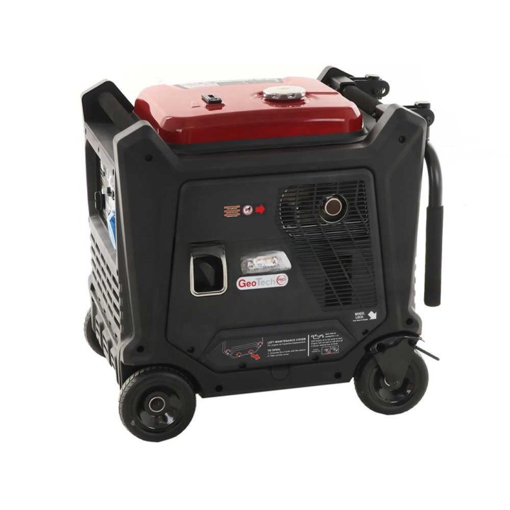 GeoTech Pro PTGA 9000 bensiinigeneraattori, 7,5 kW, 230 V, invertteri ja ATS