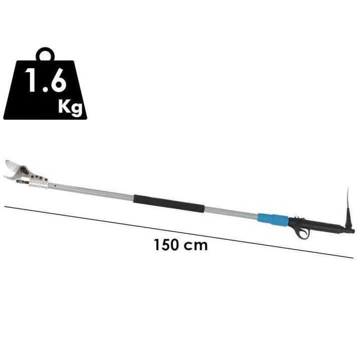 Campagnola Easy 150 -sähköoksasakset, 150 cm, 36 mm, ilman akkua ja laturia