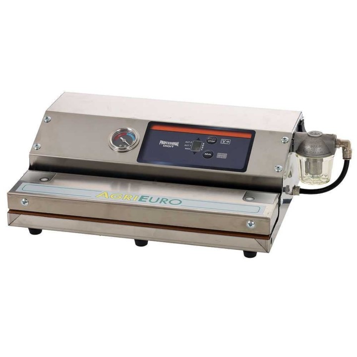 Euro 370 Inox tyhjiöpakkauskone, 37 cm, 150 W, ruostumaton teräs