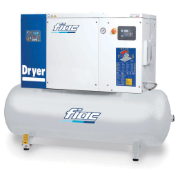 FIAC NEW SILVER D 20 300 ruuvikompressori 20 HP 270 l 400 V integroitu kuivain