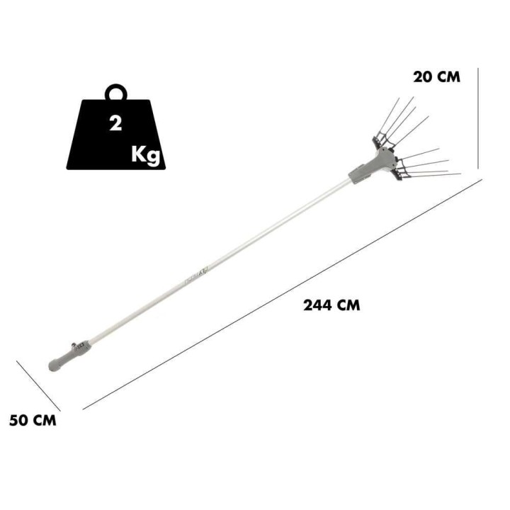 Volpi Olytech Mondial 845SP oliivinkorjuukampa, 44 V, 350 W, 244 cm