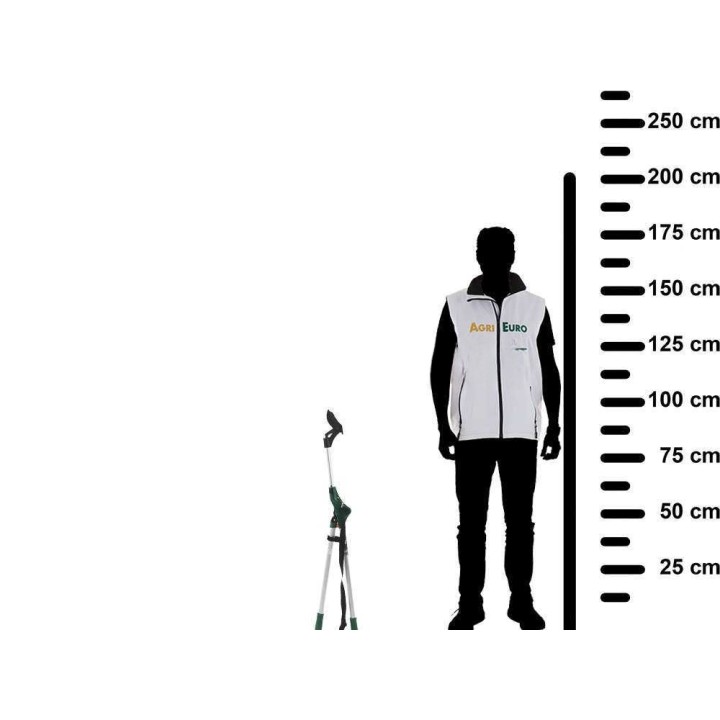 GeoTech FGP-110 pitkävartiset oksasakset, 110 cm, 40 mm laskettava диаметri