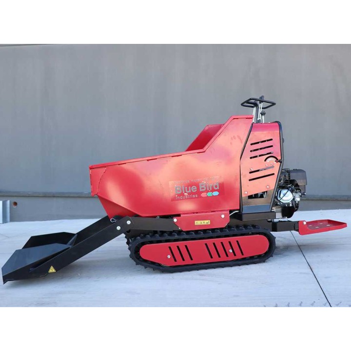 Blue Bird Trasporter 500DL telaketjudumper, 500 kg, 9 HP, hydraulinen lava