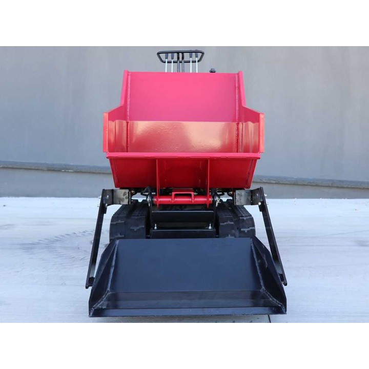 Blue Bird Trasporter 500DL telaketjudumper, 500 kg, 9 HP, hydraulinen lava
