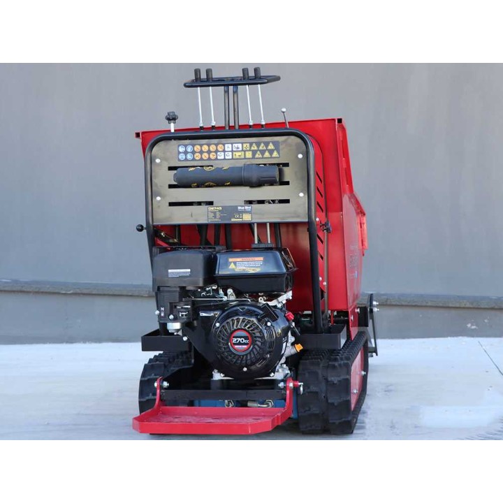 Blue Bird Trasporter 500DL telaketjudumper, 500 kg, 9 HP, hydraulinen lava