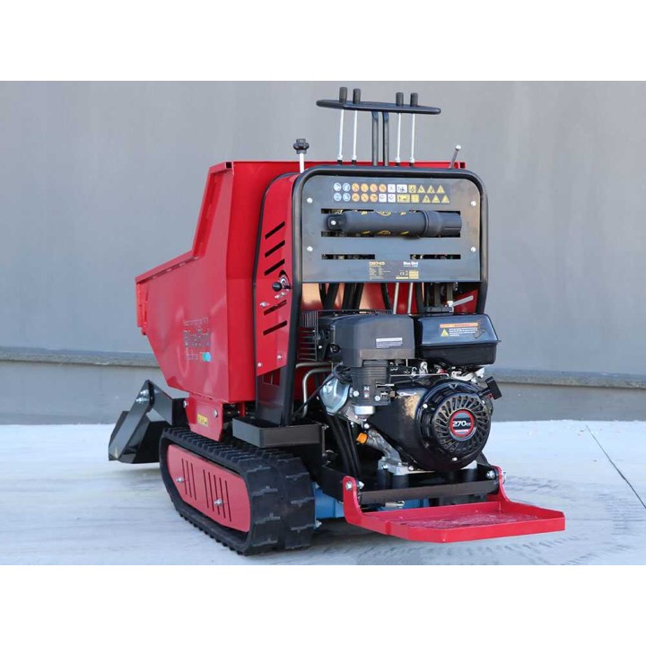 Blue Bird Trasporter 500DL telaketjudumper, 500 kg, 9 HP, hydraulinen lava