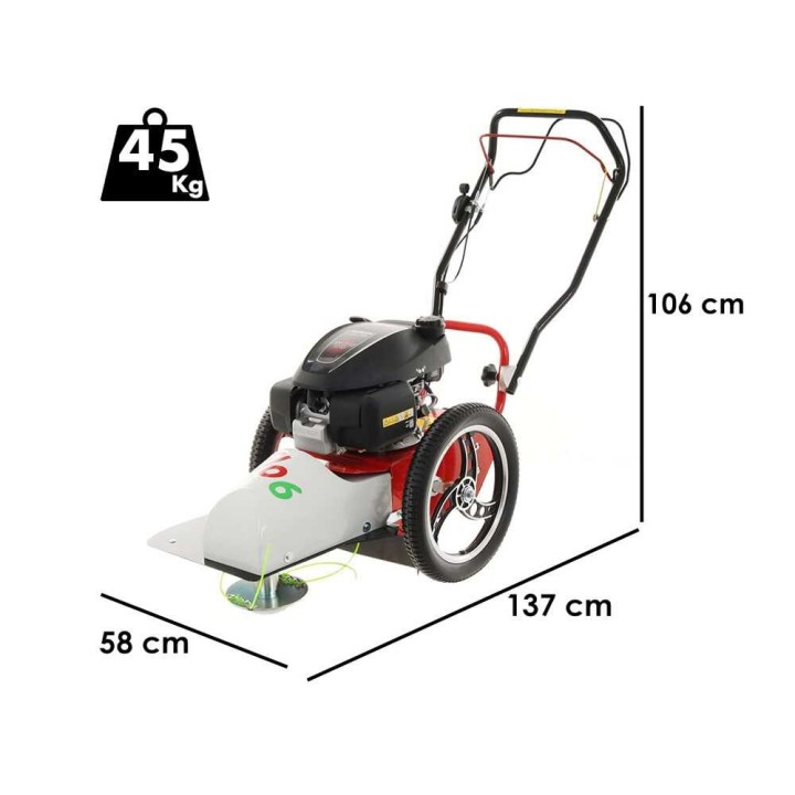 Blue Bird FLO Speed 6HO trinciaerba, Honda GCVx 170, 5,5 HP, 53 cm