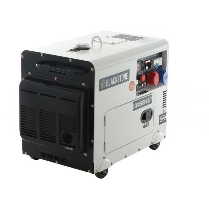 BlackStone SGB 8500-ES FP dieselgeneraattori, 6,3 kW, AVR ja ATS