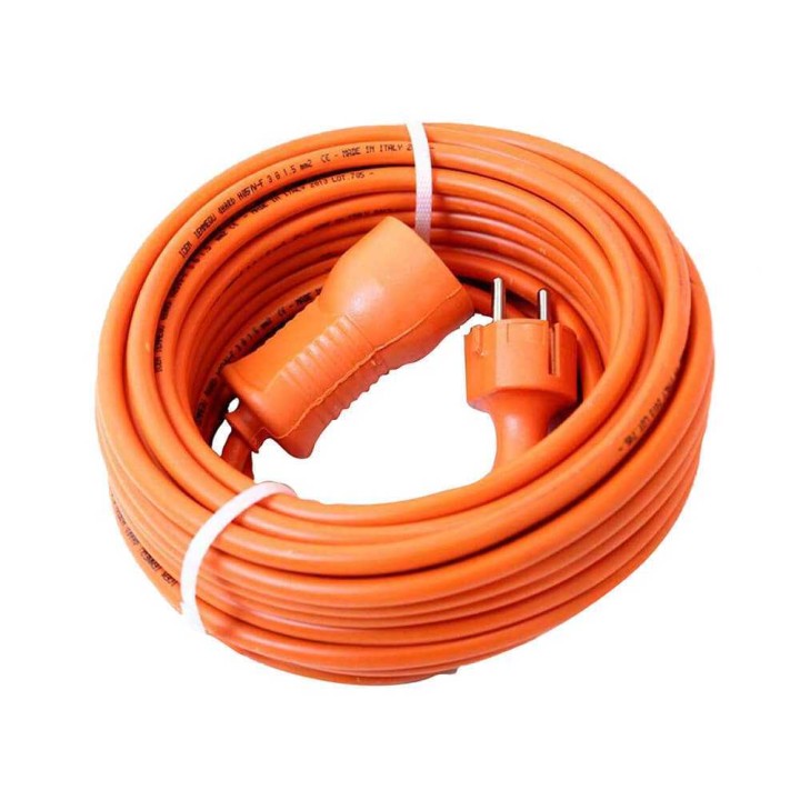 25 m sähkökaapeli, 3 kuparijohdinta, 1,5 mm, 230 V, 16 A