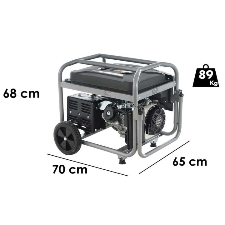 BlackStone BG 9050-FullPower ES bensiinikäyttöinen generaattori, 6,6 kW, AVR, ATS