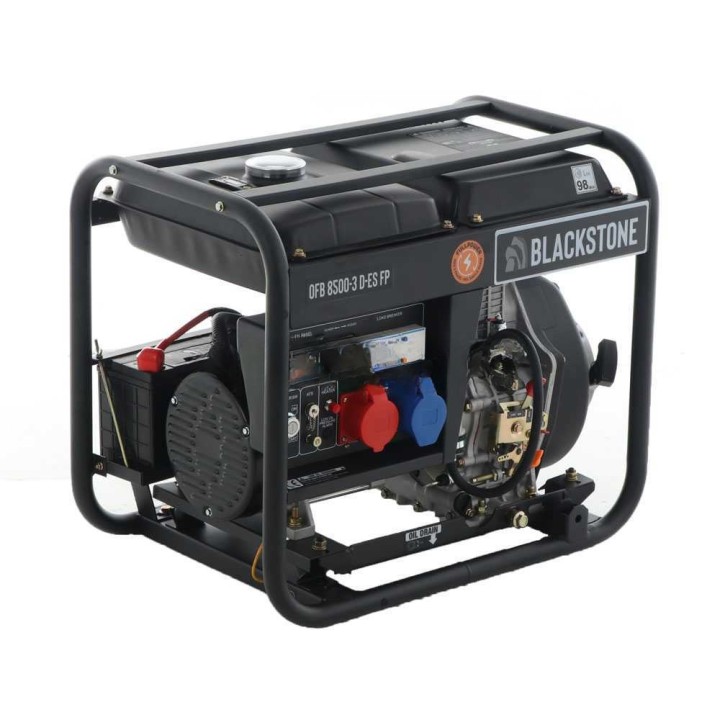 BlackStone OFB 8500-3 D-ES FP dieselgeneraattori, 6,4 kW, AVR, ATS, kolmivaiheinen
