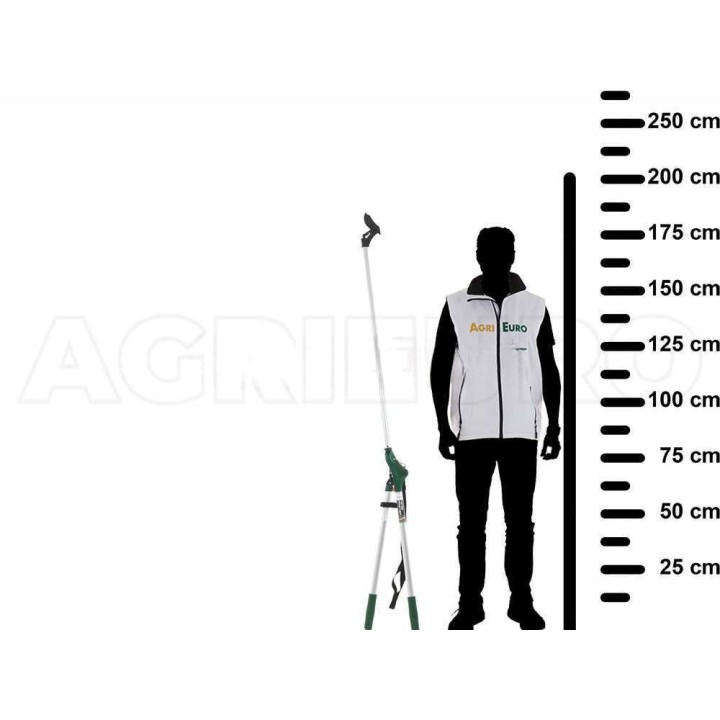 GeoTech FGP-180 pitkävartiset oksasakset, 180 cm, leikkuukapasiteetti 40 mm