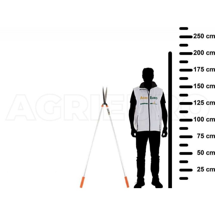 GeoTech FS-160L pitkävartinen pensasleikkuri, 150 cm, 23 mm