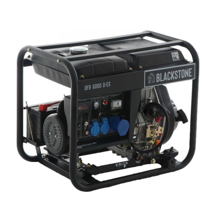 BlackStone OFB 6000 D-ES dieselgeneraattori, 5 kW, 5,3 kW, 230 V, ATS