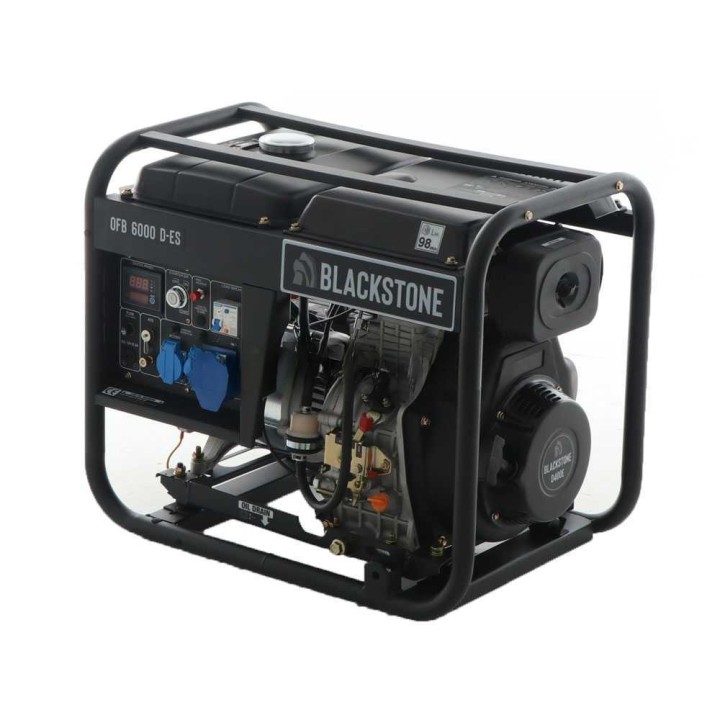 BlackStone OFB 6000 D-ES dieselgeneraattori, 5 kW, 5,3 kW, 230 V, ATS