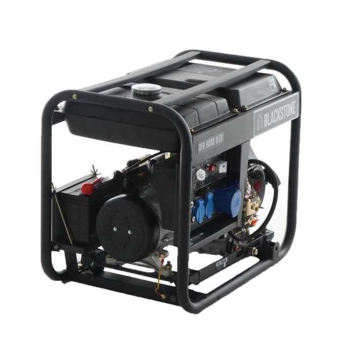 BlackStone OFB 6000 D-ES dieselgeneraattori, 5 kW, 5,3 kW, 230 V, ATS